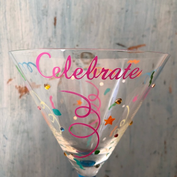 “Celebrate” with this cocktail glass for any special occasion! - Picture 6 of 7
